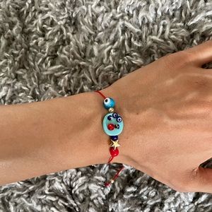 Hand made bracelet with eye stone